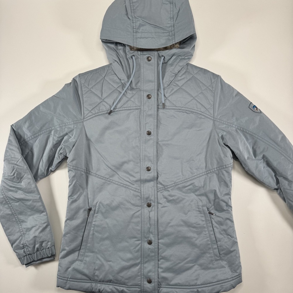 KUHL Celeste Fleece Lined Hoodie Jacket Coat Womens Small Blue Never Worn